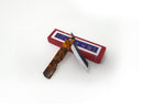 Japanese Higonokami 3" Blue Steel Garden Pocket Knife "Tortoiseshell Handle"
