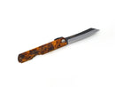 Japanese Higonokami 3" Blue Steel Garden Pocket Knife "Tortoiseshell Handle"