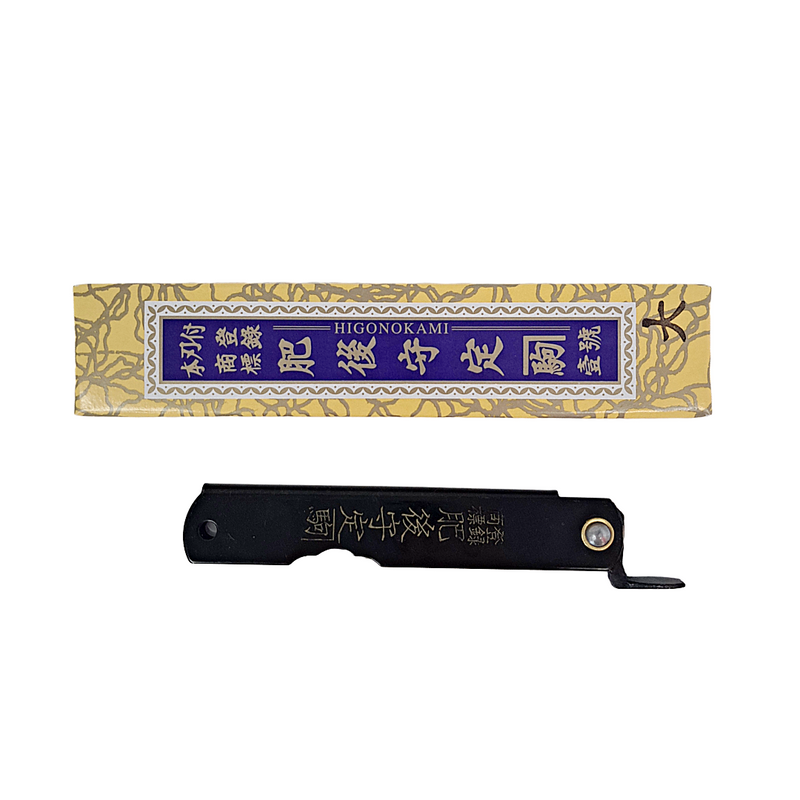 Japanese Higonokami 3" Folding Pocket Knife Black metal