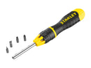Stanley  Multi-Bit Ratcheting Screwdriver With Bit Set 10 Piece