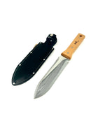 Nisaku Full Tang Hori Hori Knife Stainless Steel with Leather Sheath No 6550