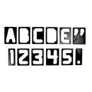 Milescraft 2-1/2-Inch Horizontal Character Template Set 2201