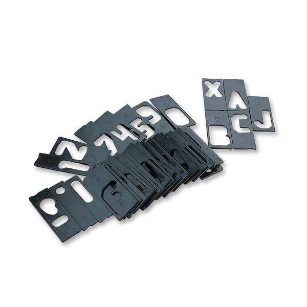 Milescraft 1-1/2-Inch Horizontal Character Template Set 2202