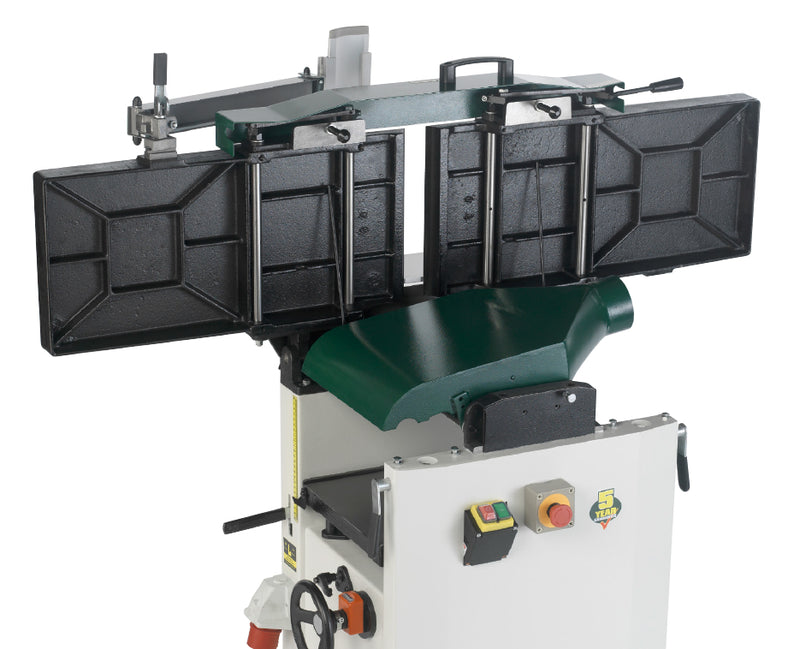 Record Power 12 X 8" Heavy-Duty Planer Thicknesser With Wheel Kit Three-Phase) PT310/UK3
