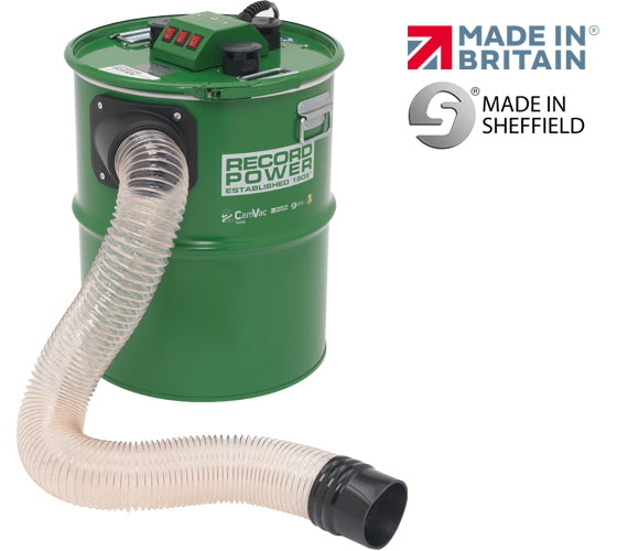 Record Power Large Extractor with 2 Metres of Hose and Easy-Fit Cuff